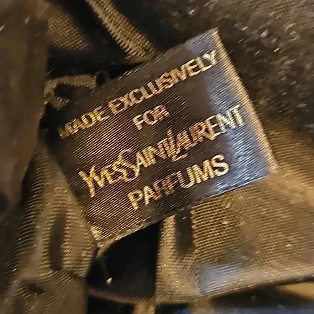 Yves Saint Laurent Black Laptop Messenger Bag - Picture 4 of 5